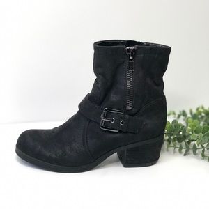 Carlos by Carlos Santana Rolla Black Boots Sz 6.5